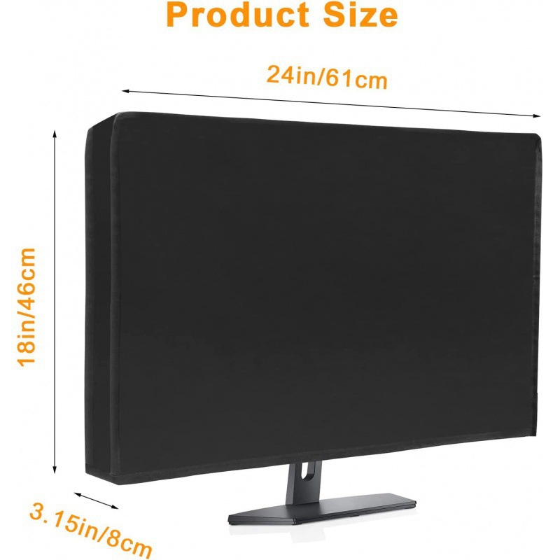 Pinduoduo Cross-Border Hot Selling Computer Monitor Dust Cover, High-Definition Panel Waterproof and Dustproof Cover