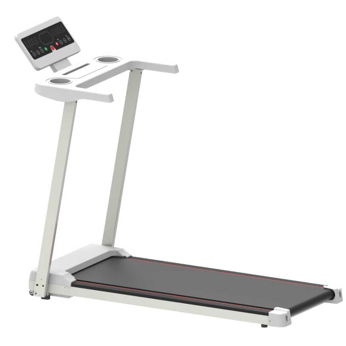 New cross-border foldable electric treadmill, flat walking machine, simple and small indoor silent fitness equipment