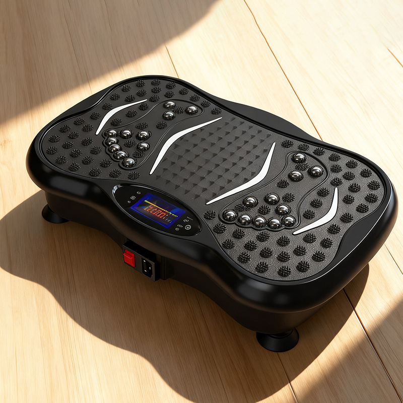 Cross-border fat-burning vibrating machine, full-body standing lazy body shaping vibration Bluetooth massager