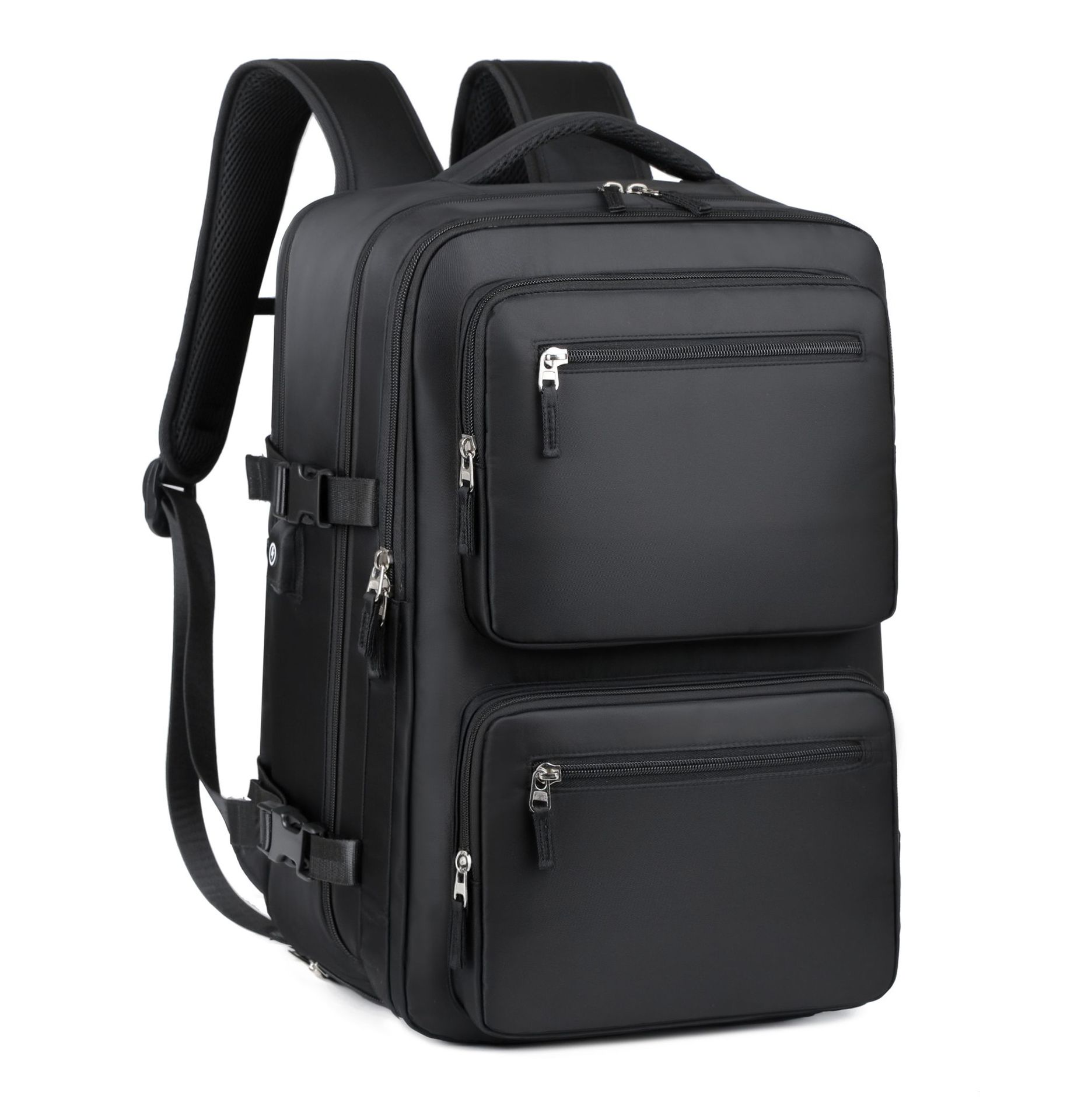 New multi-functional backpack, lightweight, large capacity, outdoor casual schoolbag, expandable shoe compartment, portable backpack for men and women.