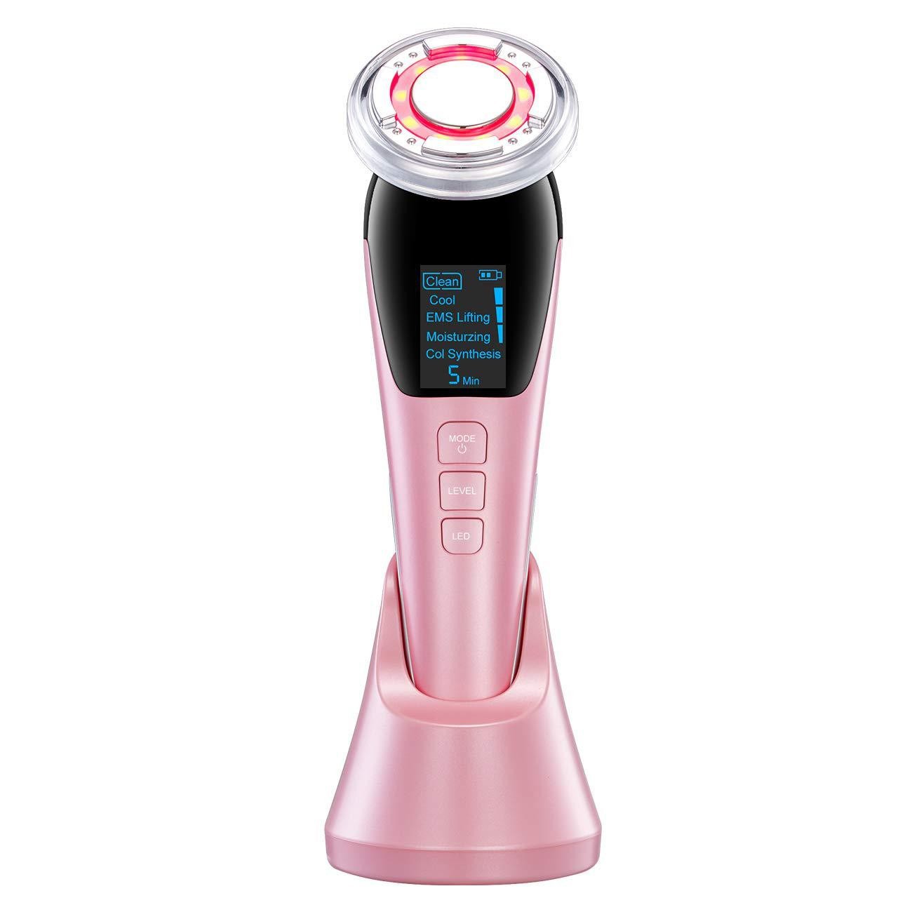 Cross-border EMS microcurrent facial lifting and firming beauty device, photon skin rejuvenation device, facial hot and cold infusion device