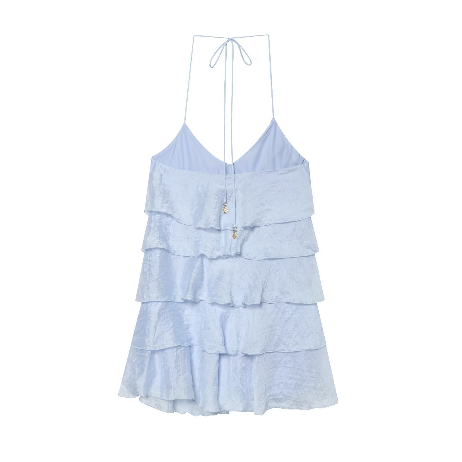 ZR Wholesale European and American style women's fashion and versatile layered decorative short dresses 5029238403