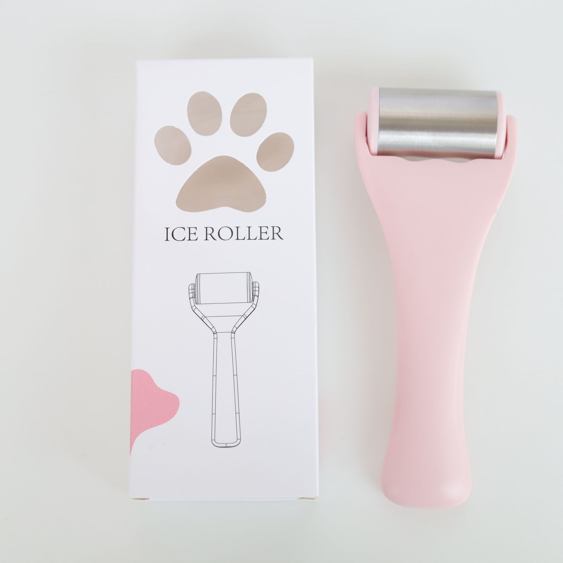 Ice roller facial massager, ice spoon, cold face brush, ice roller face slimming device, cold compress device
