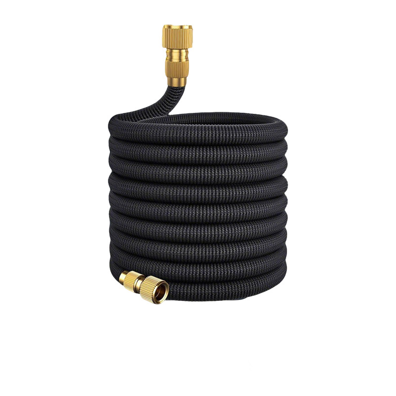 Telescopic water hose high-pressure water gun set, household car wash, watering and rinsing tool, antifreeze, wear-resistant, explosion-proof, and storage hose.