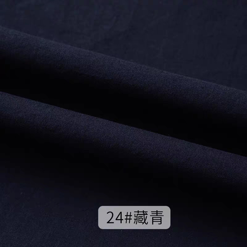 Pure cotton 60-count washed cotton plain thin cotton fabric crepe fabric, casual shirt and children's clothing fabric