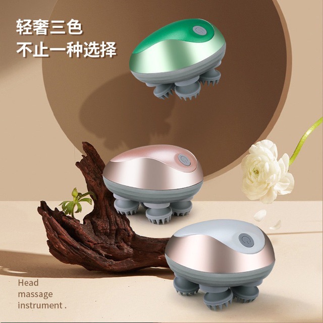 Cross-border rechargeable head massager, pet massager, electric scalp massager, electric claw hand multi-functional kneading therapy device