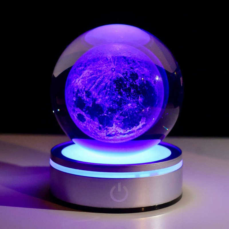 Cross-border popular luminous crystal balls, night lights, starry sky ornaments, birthday gifts, classmate gift boxes, Christmas wholesale