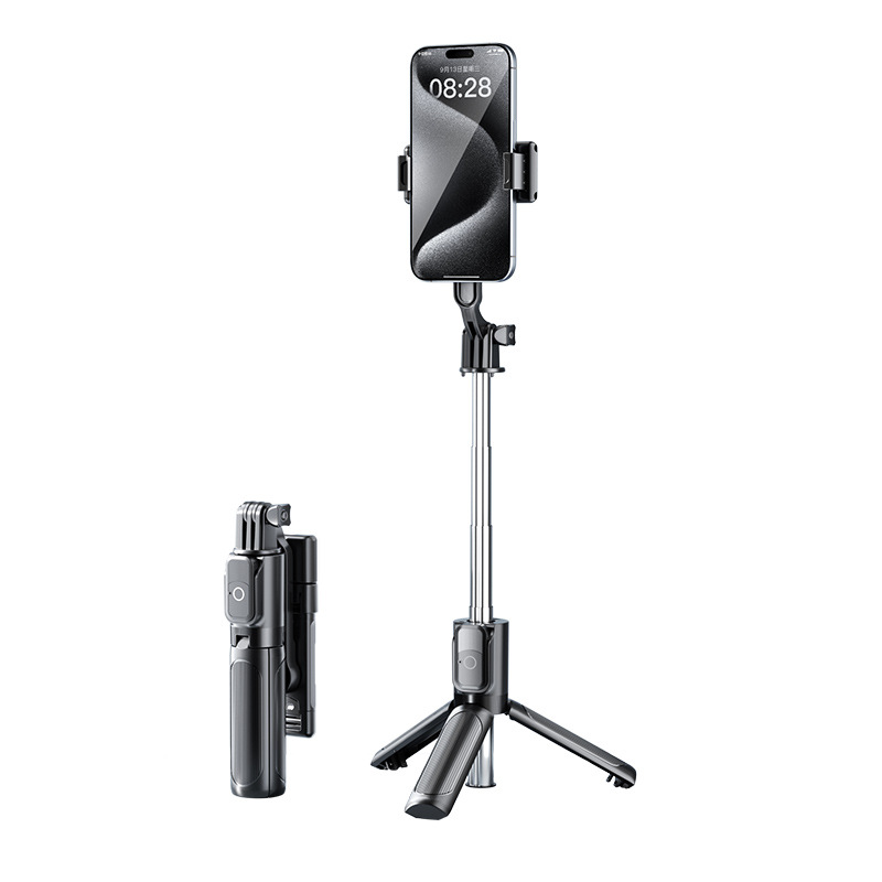 MIni selfie stick, all-in-one Bluetooth handheld shooting assistant, portable shooting telescopic stand, live streaming stand, tripod