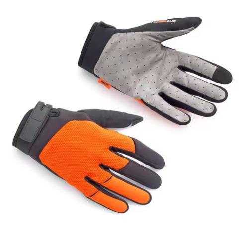 KTM24 New orange power touch screen POUNCE off-road motorcycle anti-slip and wear-resistant riding long finger gloves