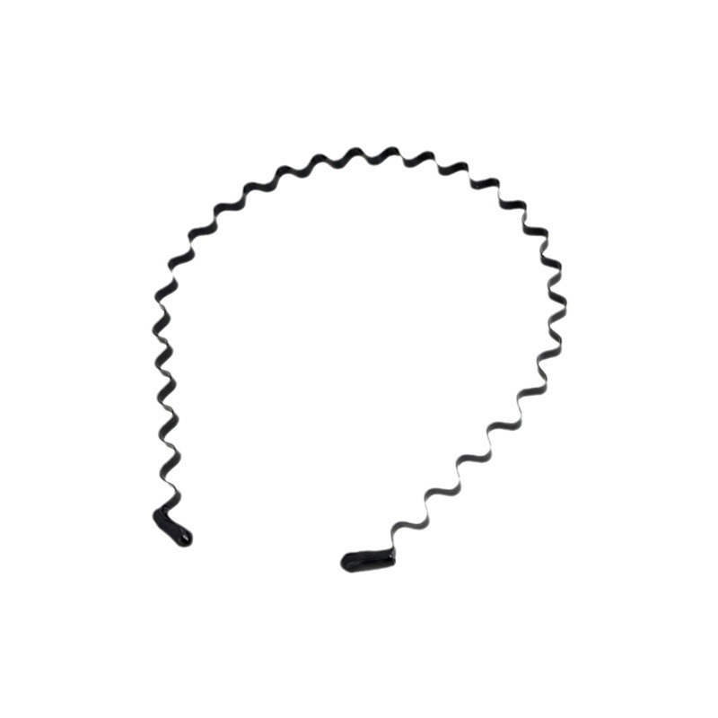 Men's invisible headband, slicked-back hairband, wavy headband, plain Korean style, face washing and sports headband, popular hair clip for women.