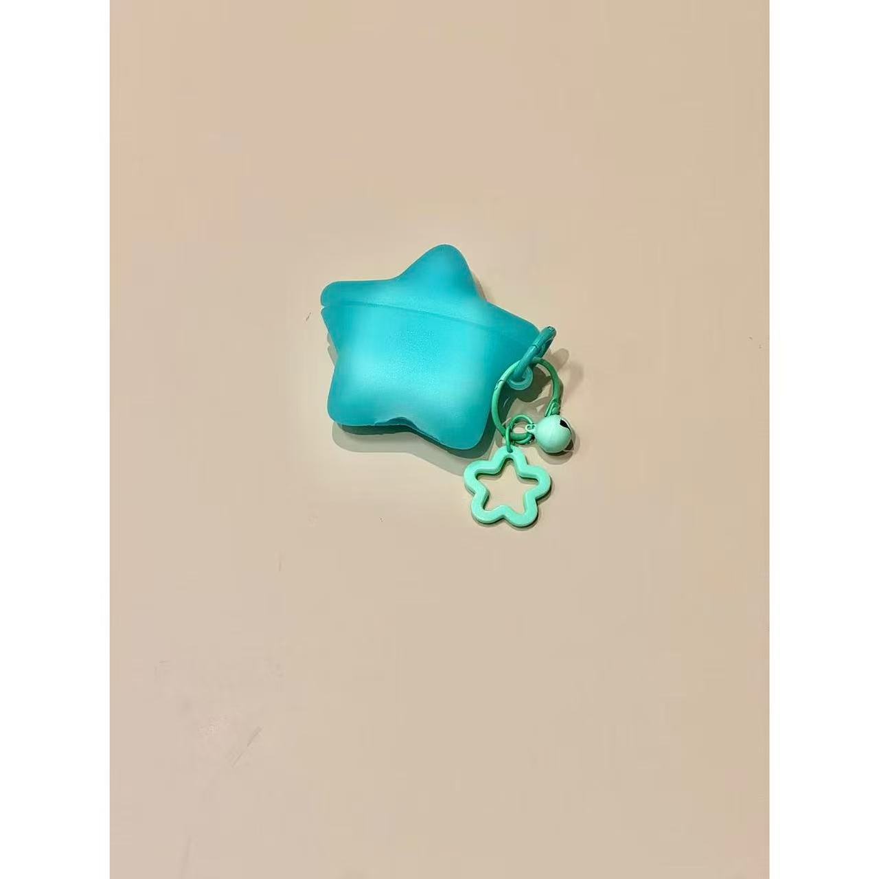 Simple and cute jelly star earphone case, suitable for AirPods 3, drop-proof and new AirPods Pro 2 earphone case.