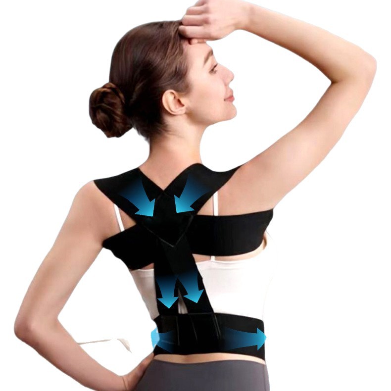 Upgraded adult invisible posture corrector for women, a magical tool to correct hunchback and forward head posture.