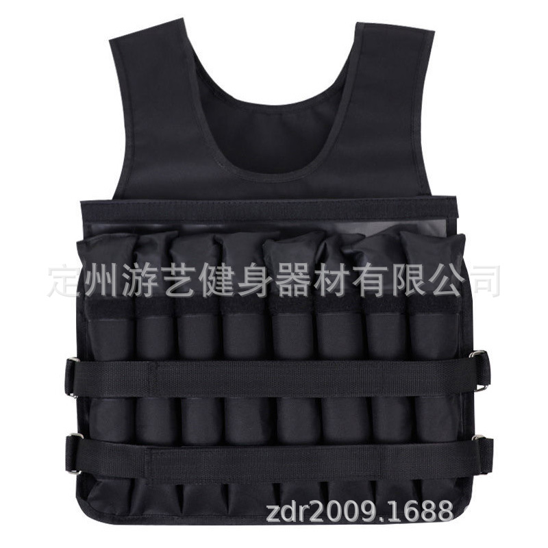 Adjustable weight sand vest, military training sand suit, river sand, iron sand, sand vest without counterweight.