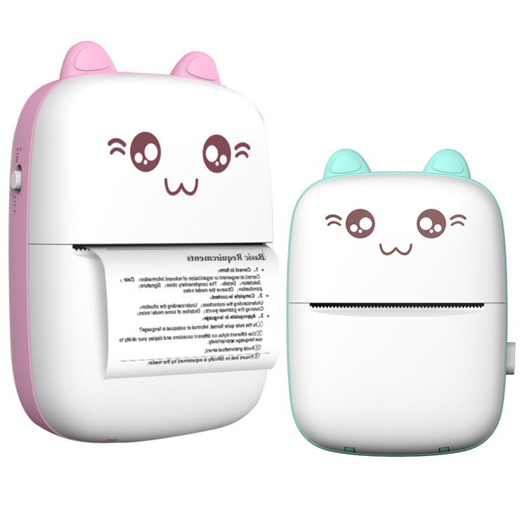 Popular Portable Printer, Error Correction Assistant, Mini Pocket Photo Error Printer