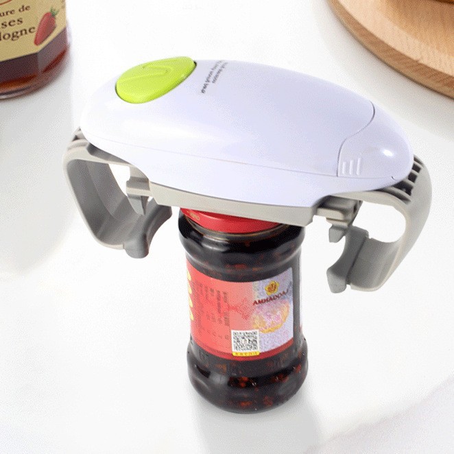 Cross-border electric stainless steel multi-functional cap opener, household can opener, one-click automatic labor-saving cap opener