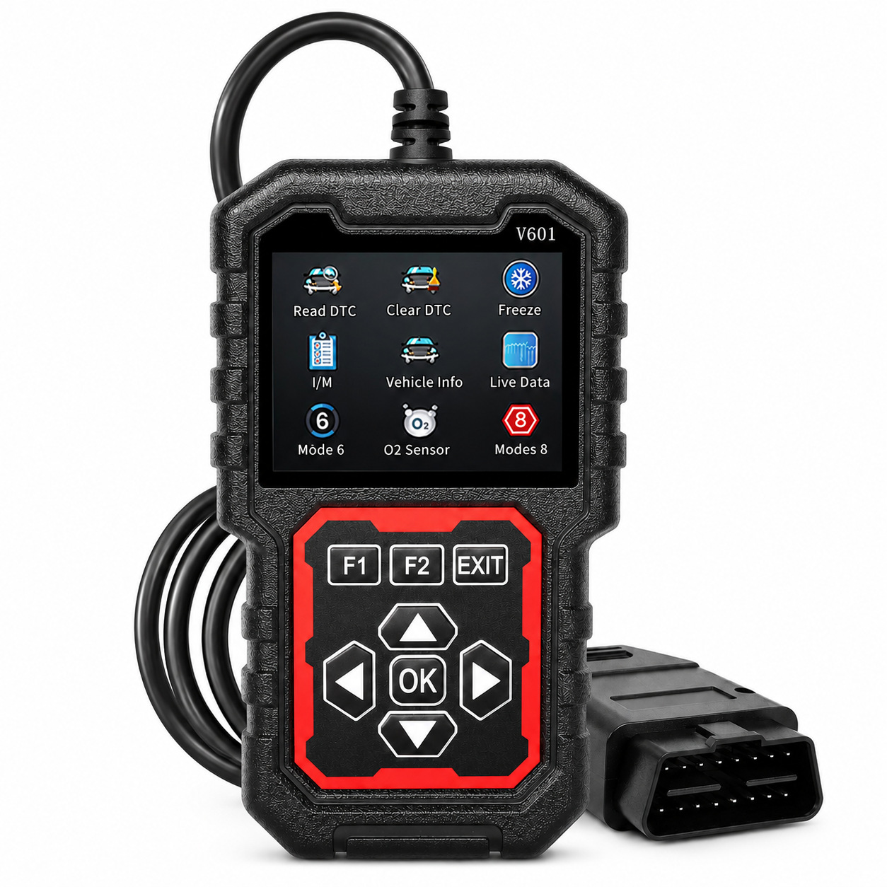 Bestselling item [601]: OBD interface connects to the vehicle's electronic control system to read engine data. Diagnostic tool.