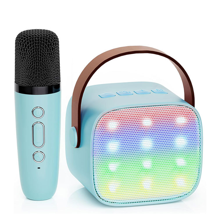 Cross-border portable handheld microphone mini speaker all-in-one wireless KTV for children