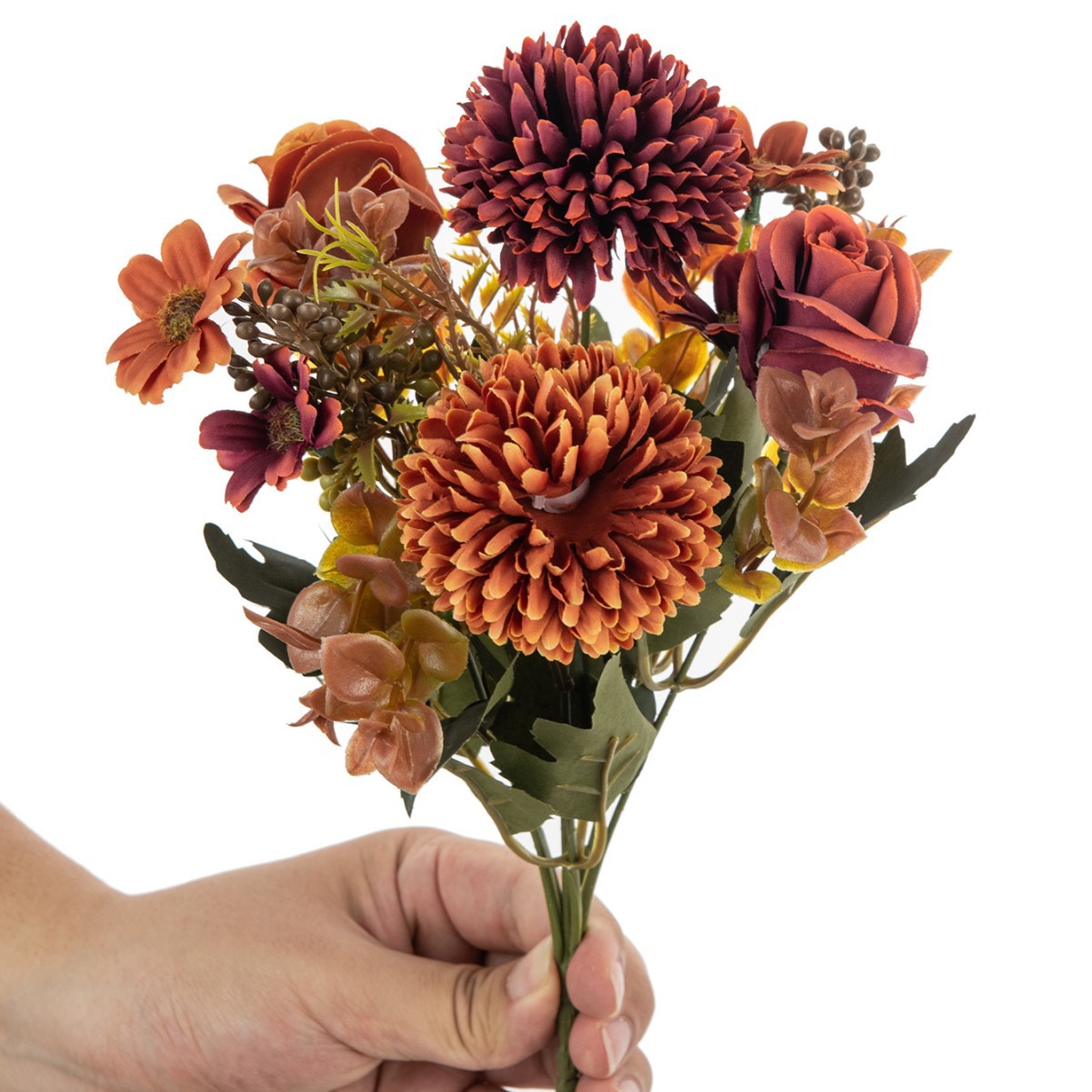 Cross-border artificial flower Xiaoli flower rose bouquet home decoration, fresh bouquet of flowers, wedding design, wedding decoration
