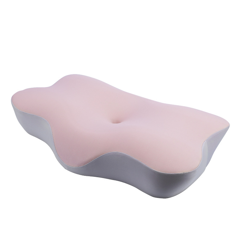 Single-person fiber pillow for cervical vertebrae protection, non-collapsing pillow core, helps sleep, household manufacturer wholesale, memory foam, side sleep