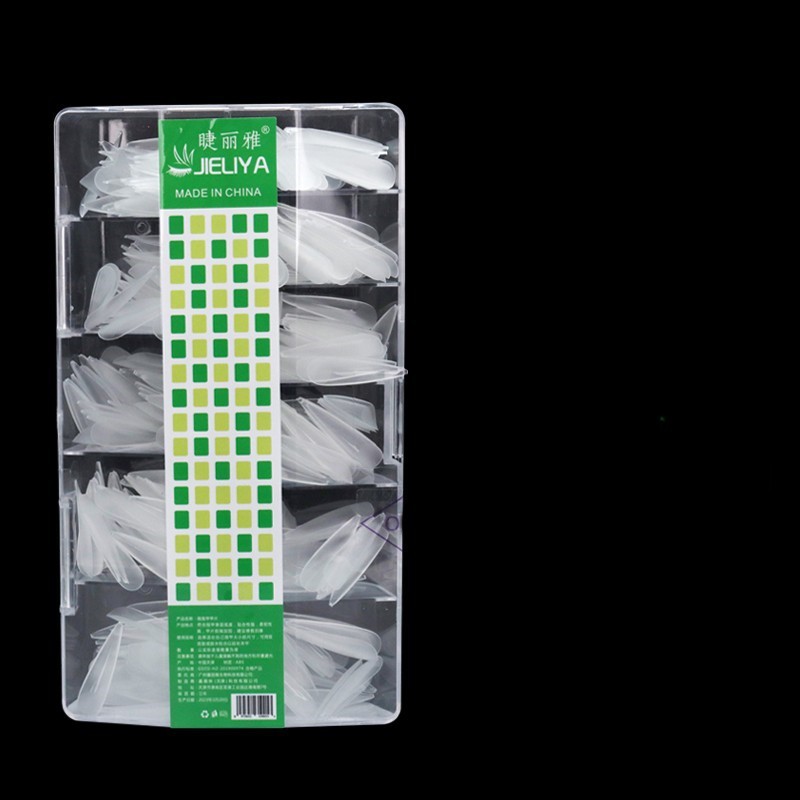 Jieliya Ultra-thin, seamless, no-scratch nail Polish Sheet, Special nail extension, full and half stickers, short single-number supplement