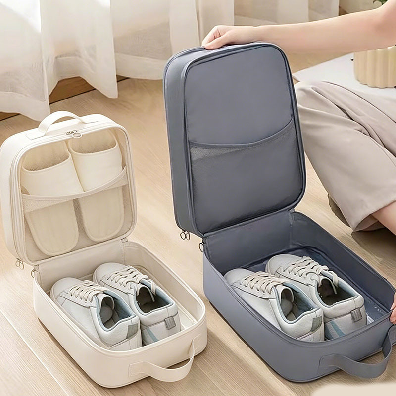 Portable shoe organizer bag for travel, dustproof shoes, and easy to use. Suitable for moving, business trips, and leisure travel.