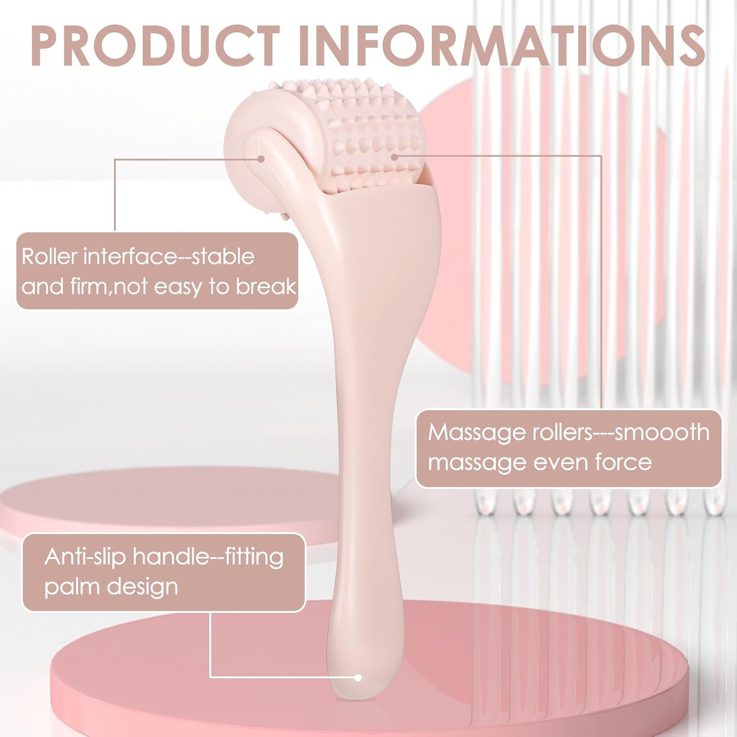 Cross-border hot-selling silicone handle face ice tray massage lifting facial ice mold cooling and soothing artifact