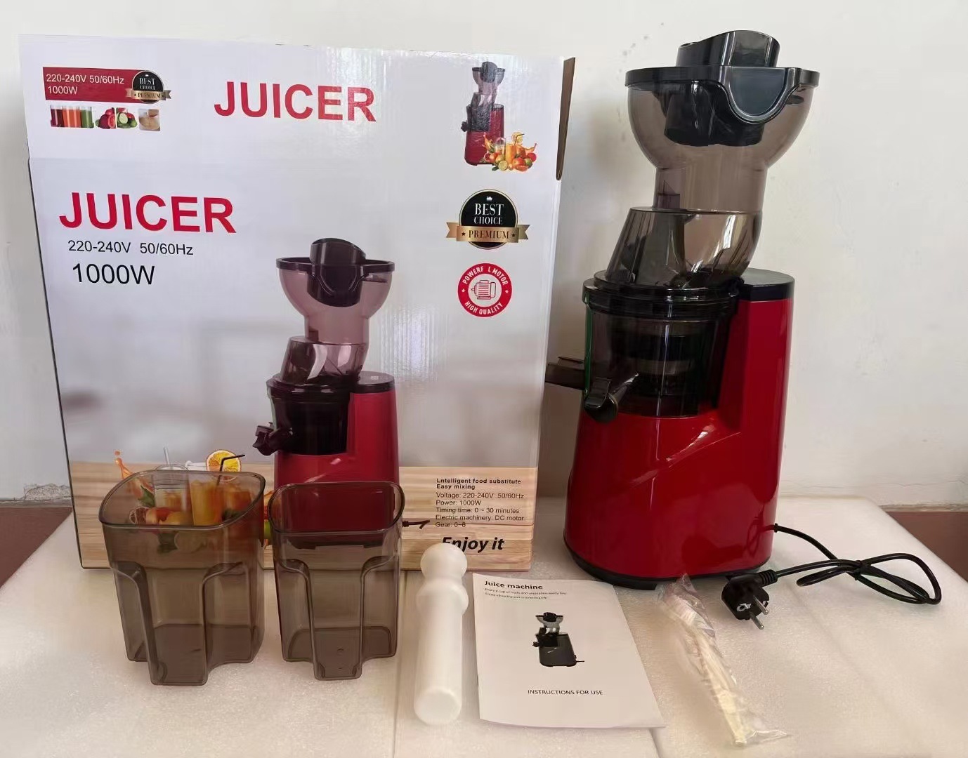 Cross-border Blender juicer Silver Crest large-bore centrifugal residue and juice separation multi-functional juicing