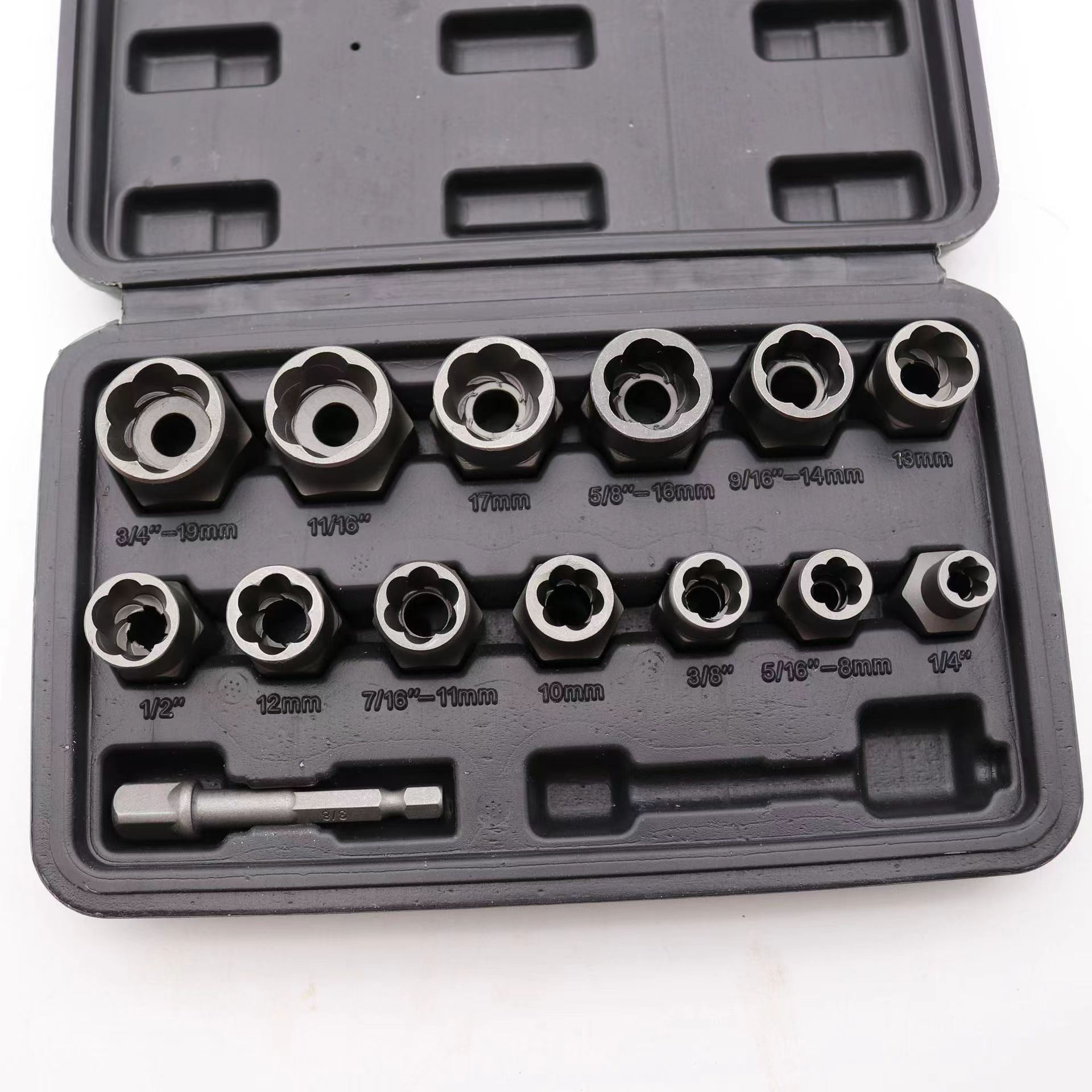 14pcs set nut remover, broken and incomplete screw and nut remover manufacturer wholesale broken wire remover