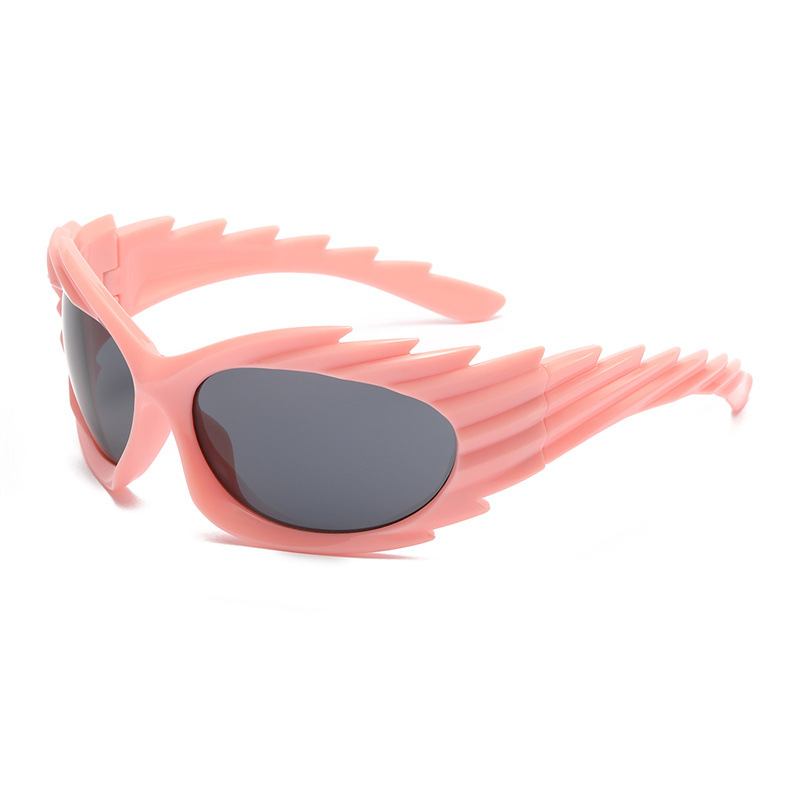 Jamie 0306 Trendy Y2K Sunglasses for Cycling, Outdoor Sports, Fashionable Sunglasses, European and American Style, Cool and Stylish for Men and Women