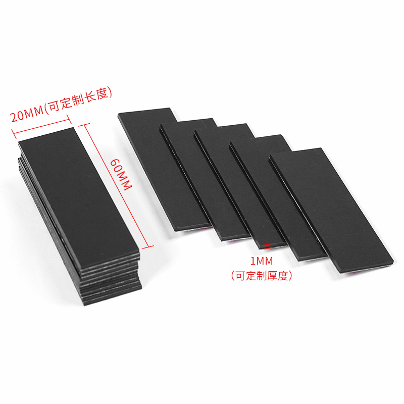 Factory wholesale 3M self-adhesive soft magnetic strips, thickened magnetic patches, adsorption magnets, refrigerator soft magnetic self-adhesive magnetic strips
