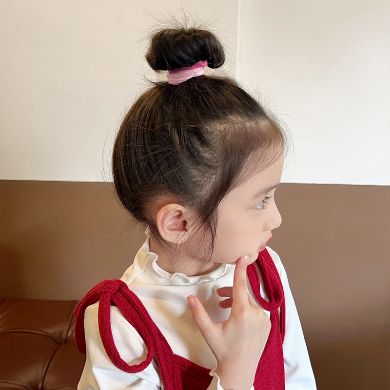 New style children's hair tie, towel hair bun, hair tie, girls' hair accessory, baby hair tie, hair accessory.
