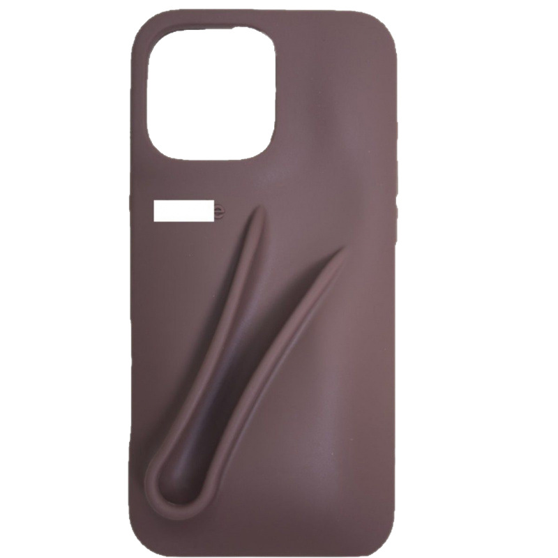 Hailey Rhode lip gloss silicone case for iPhone 16 Pro Max and Apple 13 Pro silicone phone case 15