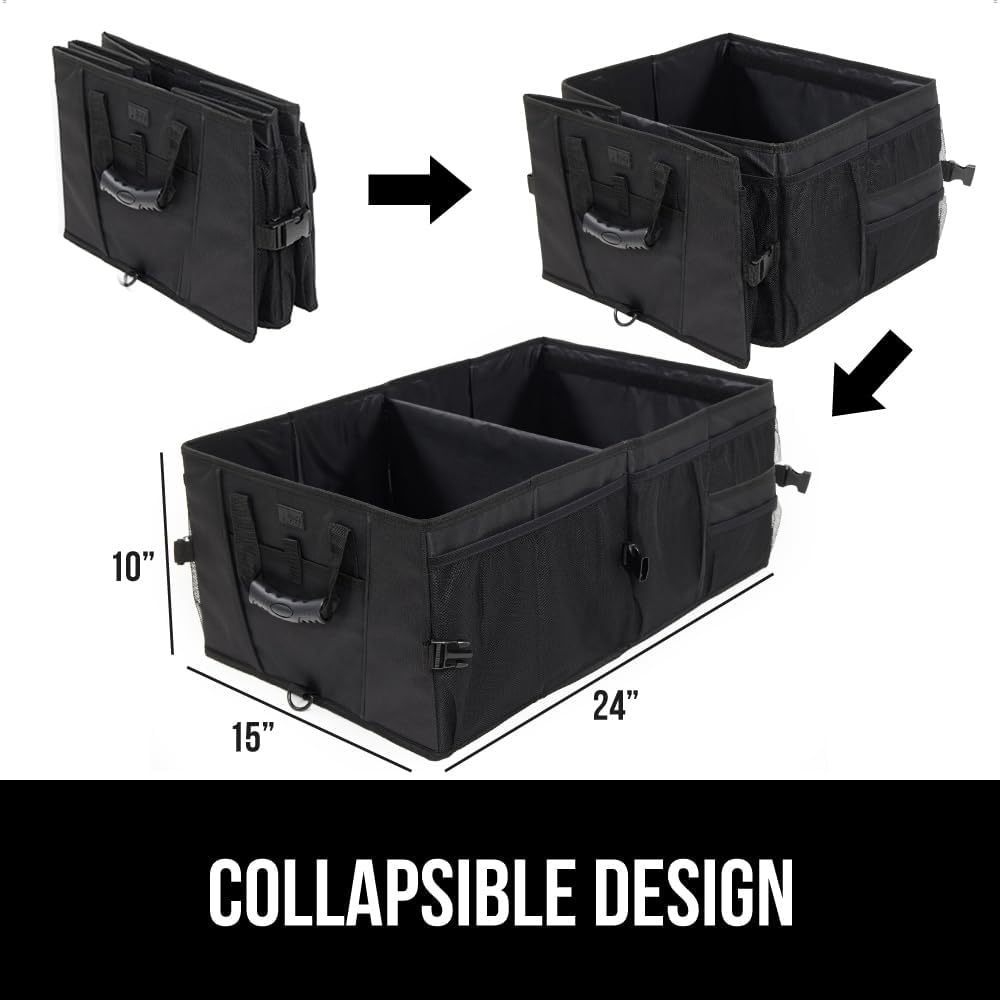 Large capacity sturdy storage box in stock, suitable for cars or SUVs, non-slip, waterproof, and foldable.
