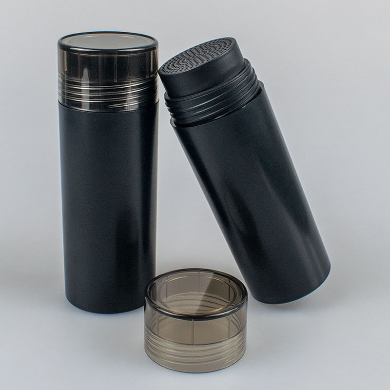 In stock: 10g-27.5g hair fiber powder bottles, hair toner, hairline fruit powder bottles, talcum powder bottles