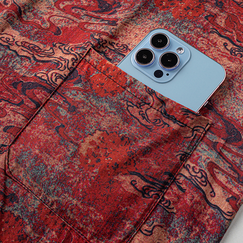 Summer cotton short-sleeved set for elderly women, including mothers and grandmothers, with cardigan and synthetic cotton pajamas that can be worn as outerwear.