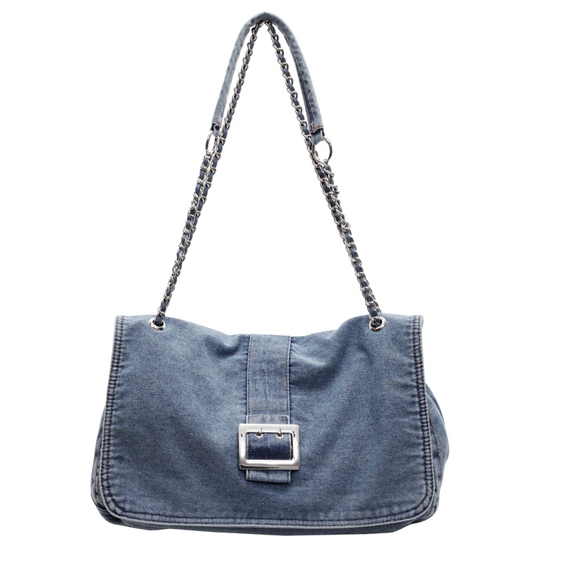 Stylish new versatile crossbody bag, casual niche design, denim bag, women's shoulder bag, underarm crossbody tote bag.