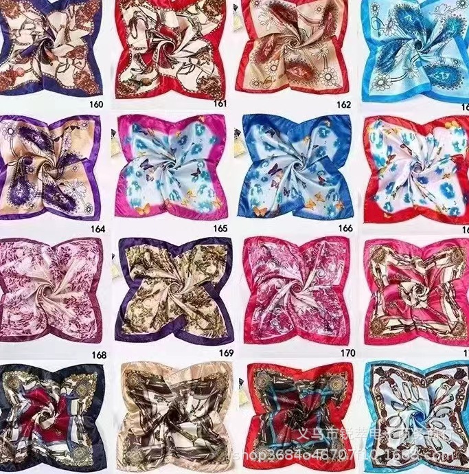 Cheap and free shipping Mother's Day, International Women's Day, small square scarves, tourmaline scarves, elderly scarves, sales gifts