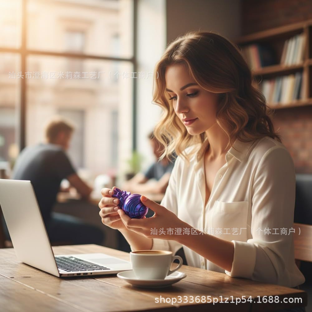 3D Printed Slime Ball Fidget Toy - Stress Relief Ball, Shapeshifting Ball, Round Decompression Toy