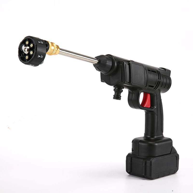 Wholesale lithium battery car wash water guns with cordless cleaning, lithium battery electric household high-pressure cleaning.