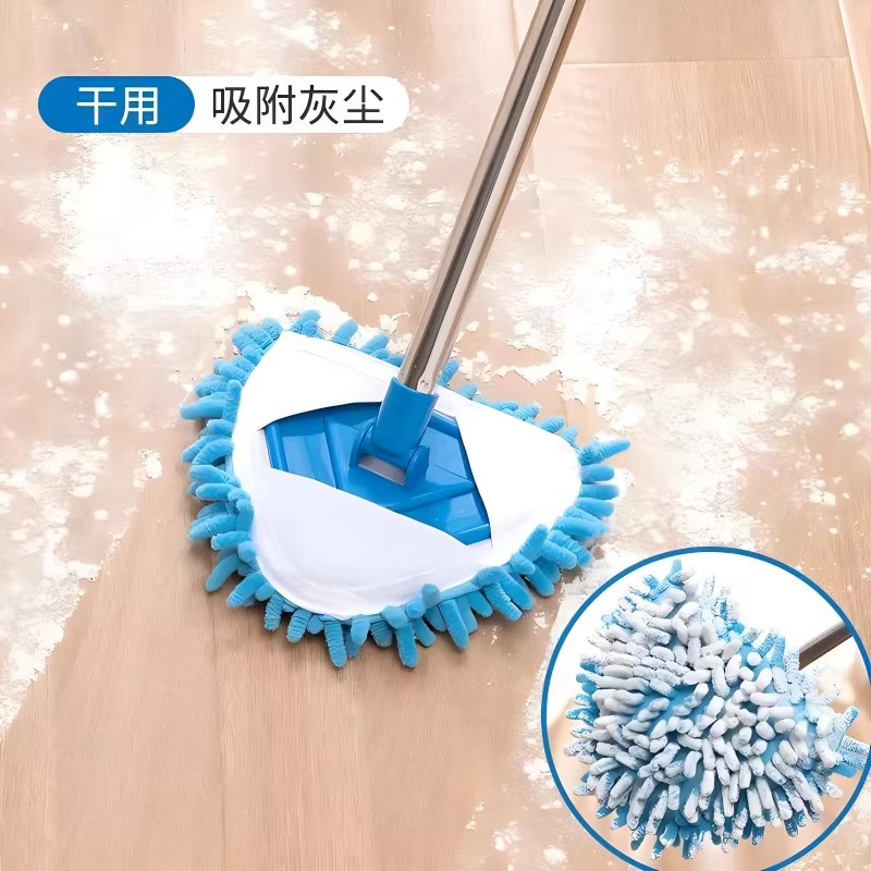 All-purpose triangular mop for cleaning walls, kitchens, Windows, rooms and household ceilings. It's a must-have for cleaning and dusting