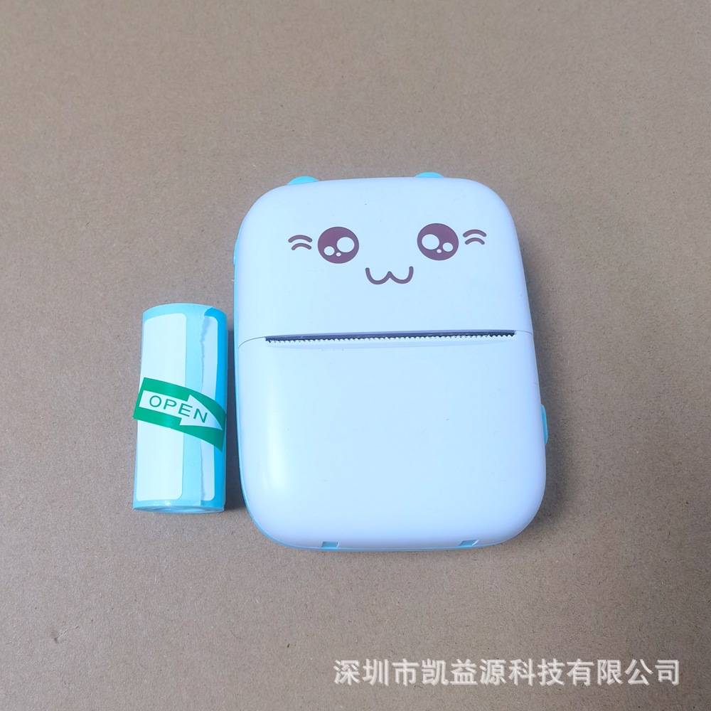 Error correction printer self-adhesive stickers 52*15mm label stickers Meow Meow mini thermal printer universal