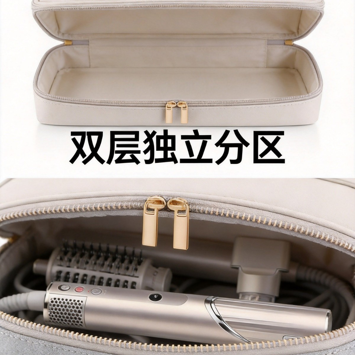 Large-capacity commuting travel storage bag 2026 new style bag, trendy and fashionable handbag for women, lightweight hair dryer bag