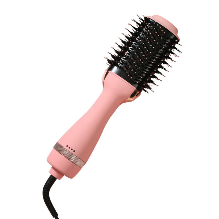 New rubber paint hot air comb, automatic curling iron, 2-in-1 straightening comb, hair dryer, hair straightener, curling comb