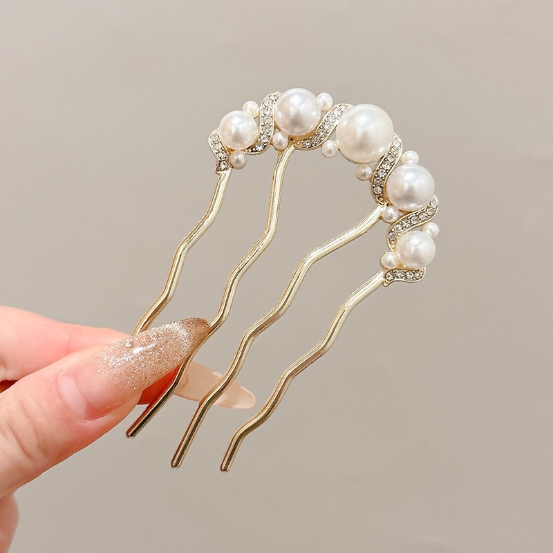 2026 New Mother-of-Pearl Hairpin U-Shaped Hairpin for Women, Elegant and Stylish Hair Clip for Back of Head, Hair Styling Tool