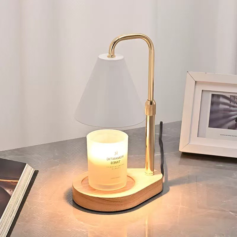 New Holiday Gift: Romantic Candle Lamp, Aromatherapy Lamp, Creative and High-End Table Lamp, American Decorative Candle Lamp