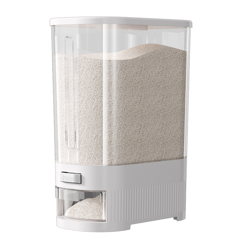 Household 20-jin insect-proof and moisture-proof sealed rice storage tank, food-grade rice storage container, storage box