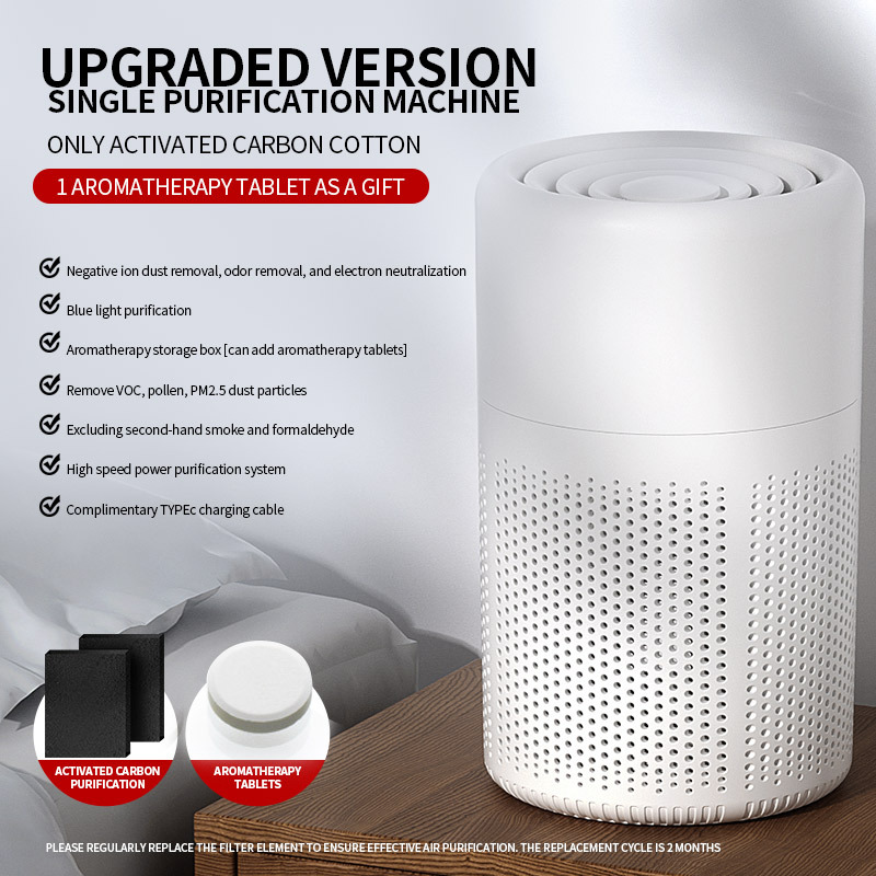 2026 Cross-border Gift USB Desktop Household Small Air Purifier for Second-hand Smoke and PM2.5 Removal Manufacturer wholesale