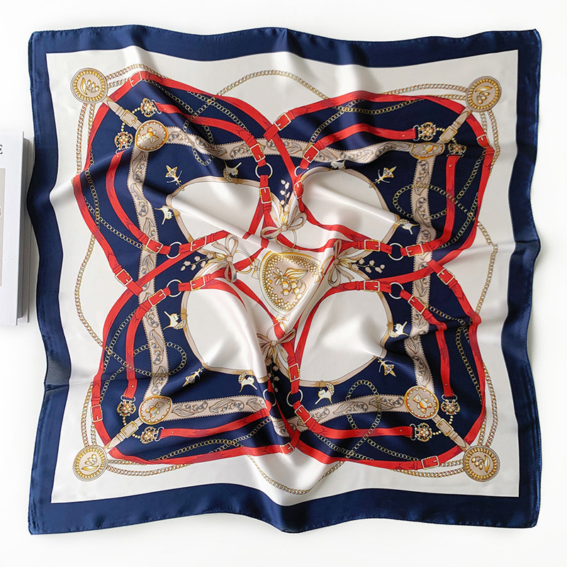 Elegant silk scarf neck tie for women, 2025 new style, small square scarf, perfect for pairing with shirt collar scarves, neck warmers, cashew ties, and fashionable headbands.