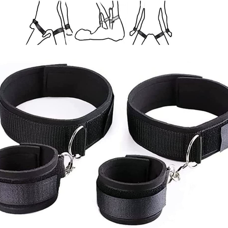 Long-lasting love couple passion products, bondage SM props, bed straps, handcuffs, and adult sex toys