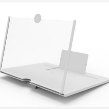 New pull-out HD video phone screen magnifier for 10-inch and 12-inch desktop lazy magnifier stand